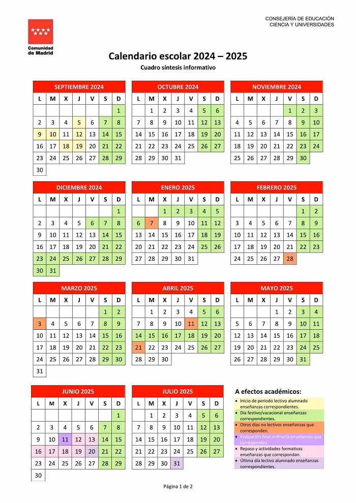 ¿Cuánto son las vacaciones de verano en España?