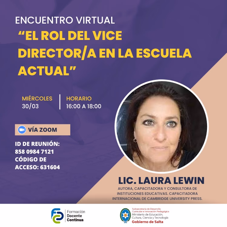 ¿Cuál es el rol del vicedirector de una escuela primaria?